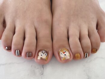ツインズ ネイル(Twins Nail)/フットお持ち込みデザイン