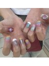 カラフル×派手ネイル♪