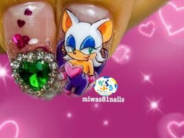 お客様オーダー推し活痛ネイル