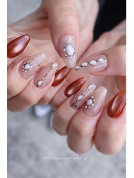 エフネイル(ef nail)の写真/【パラジェルあり★プロデュースデザイン9950円～】繊細なアートもお任せください！あなたの理想の指先へ♪