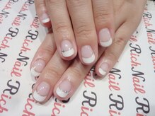 ネイル リッチ(Nail Rich)/王道☆白フレンチネイル