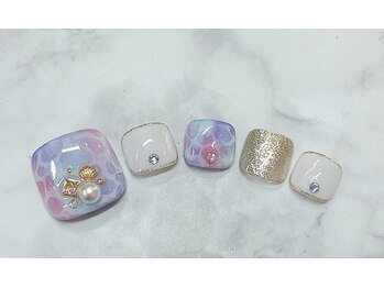 フィールネイル 天王町店(feelnail)/フットデザインコース　12500円