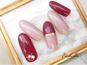 アンベリール 横浜店(Embellir)/(1137)大人バイカラーネイル
