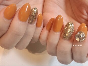 ディアネイル(dear.nail)/柿色ネイル