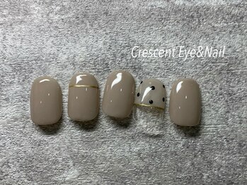 クレセント アイ アンド ネイル 大濠公園店(Crescent)/シンプルネイル