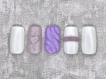 テンプテーション ネイル スタジオ(Temptation nail studio)/定額／ぷっくりパステル