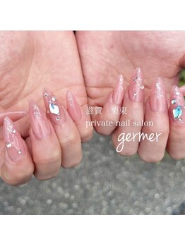 ちゅるんピンクのスカルプ♪