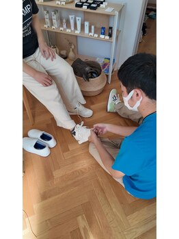 ナカザワ(NAKAZAWA)/松本の地爪ケアサロンさんへ出張