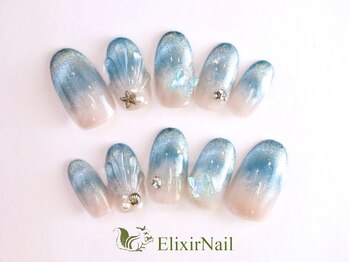 エリクサーネイル 五反田(Elixir Nail)/定額b カジュアル/クーポン使用