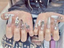 レアネイル 渋谷店(Le’a nail)/蝶々★リボン★埋め尽くし