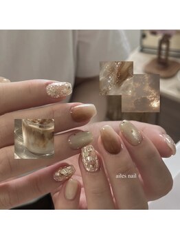 エールスネイル(ailes nail)の写真/大人の指先に、秋の彩り。こだわりを楽しむ上質ネイル