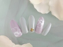 シューズネイルプロデュース/手描きフラワーデザイン