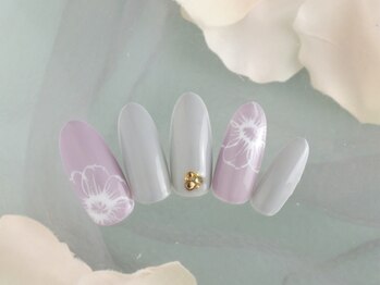 シューズネイルプロデュース/手描きフラワーデザイン