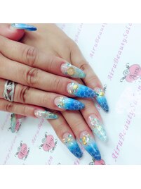 スカルプ+ジェルアート