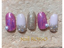 ネイルロッソ 浅草店/気分上々　煌めきネイル