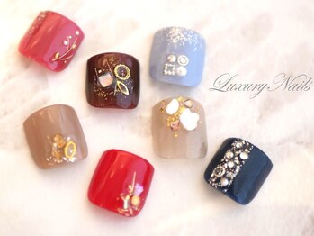 ラグジュアリー ネイルズ(Luxury Nails)/☆親指アート付☆