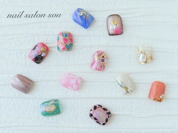 ネイルサロン ソウ 心斎橋店(Nail Salon Sou)/フットnail♪