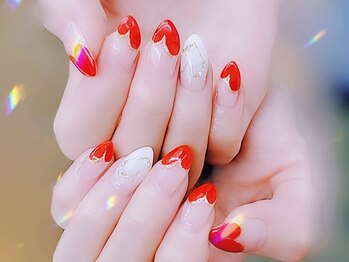 ネイルサロン シェル(Nail Salon SHELL)/バレンタインネイル★