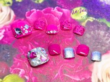 アン ジョーヌドラゴ/【フットネイル】キラキラネイル