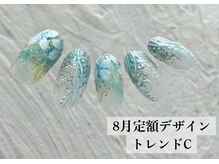 ワンフォアスマイル 北谷店(One for smile)/8月の定額ネイルデザイン☆