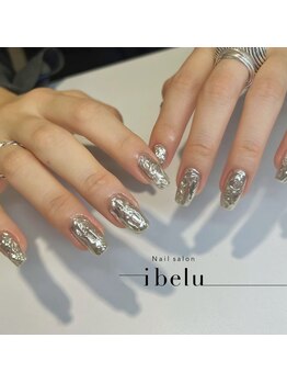イベル 船橋店(ibelu)/シルバー　ニュアンスネイル