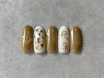 ニアウネイル(niau nail.)/Heart hologram nail