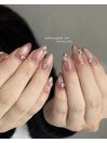 pink magnet nail