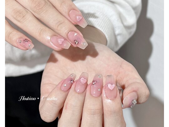 2025年冬】ピンク ハート ハンドのネイルデザイン集｜人気順  