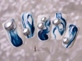 ブルーニュアンスネイル9480円