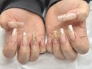 フラワーミラーネイル