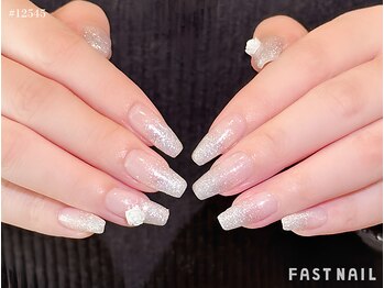 ファストネイル マルイファミリー溝口店(FAST NAIL)/*先着*ローズ×フラッシュネイル