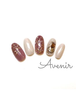 アヴィニール 表参道(Avenir)/シルバーエレガント　ネイル