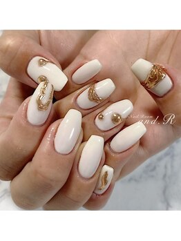 アンド アール(and.R)/ジュエリー風ネイル