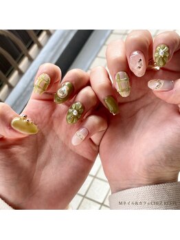 Mネイルアンドカフェ シェレステ/ニュアンスネイル