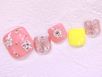 ネイルサロン ドルチェネイル 柏店(Dolce.Nail)/フットデザインコース＊足湯付き