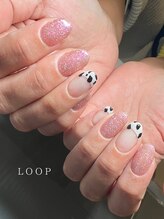 ループ(LOOP)/ピンク×牛さん