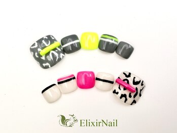 エリクサーネイル 神田(Elixir Nail)/フット やり放題 / クーポン使用