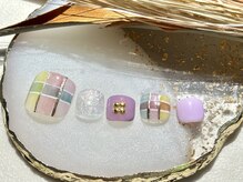 オル('olu)/フットネイル/チェック/持ち込み