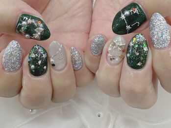 ハニービービー(Honey Bee Bee)/クリスマスネイル