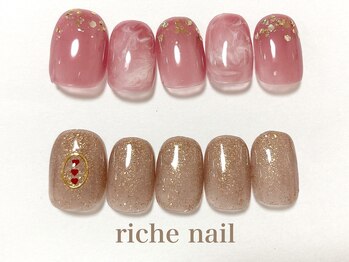 リッシュネイル 新百合ヶ丘店(riche nail)/シンプルアートコース