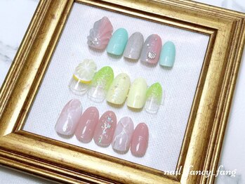 ネイル ファンシーファング(nail_fancy_fang)の写真/シンプルでも他と違う、上品＆可愛いデザイン◎季節に合わせて変わる彩りで手元華やか"定額ネイル¥6300～"