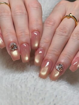 ロミー(Rommy)/マグネットビジューネイル