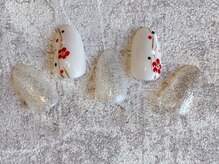 ネイルサロン エムズ(Nail Salon M's)/和柄でお正月ネイル