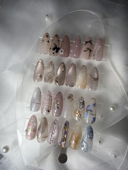 アノネイル(ANOnail)の写真/毎月変わる季節に合ったデザインコース！フルアート並のデザイン充実でお気に入りが見つかります♪