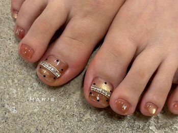 7)9000円 フットネイル0611d