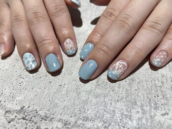 クアイネイル(Quai Nail)/手描きレースネイル