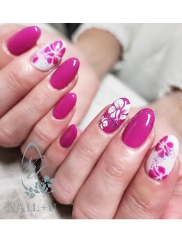 ネイルプラスユウ(NAIL+U)/ハイビスカス