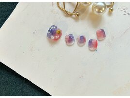 月限定　水彩ニュアンスネイル♪