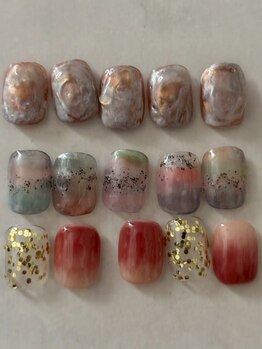 フィルネイル(fil nail)の写真/短いお爪でも映える☆豊富で可愛いデザインにワクワク!【ご新規様限定/選べる定額ニュアンスコース¥6500】