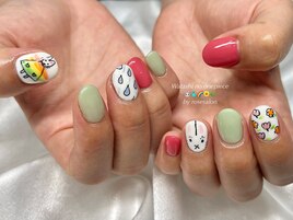 手描きアートデザイン